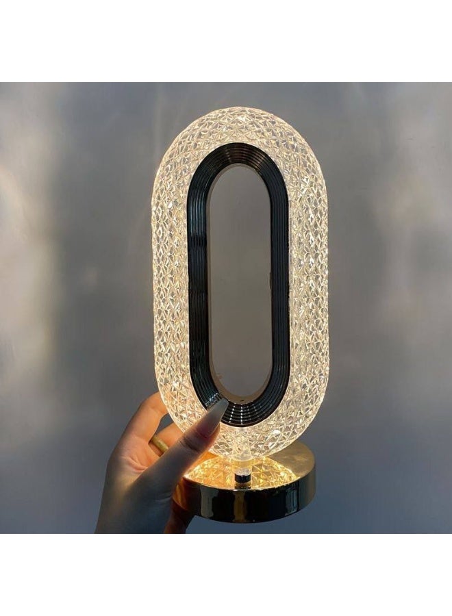 الاباجوره كريستال بيضاوي تاتش تعمل بالشحن usb - Image 2